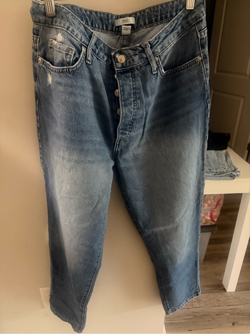 Forever 21 Women's Light Blue Boyfriend Jeans